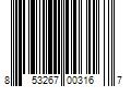 Barcode Image for UPC code 853267003167