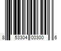 Barcode Image for UPC code 853304003006