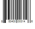 Barcode Image for UPC code 853400003146