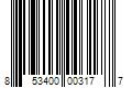 Barcode Image for UPC code 853400003177