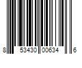 Barcode Image for UPC code 853430006346