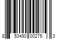 Barcode Image for UPC code 853490002753