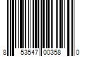 Barcode Image for UPC code 853547003580