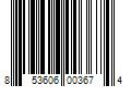 Barcode Image for UPC code 853606003674