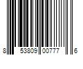 Barcode Image for UPC code 853809007776