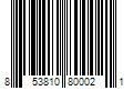 Barcode Image for UPC code 853810800021