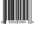 Barcode Image for UPC code 853832005046