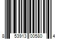 Barcode Image for UPC code 853913005804