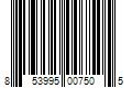 Barcode Image for UPC code 853995007505