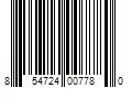 Barcode Image for UPC code 854724007780