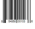 Barcode Image for UPC code 854858001036