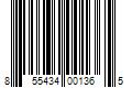 Barcode Image for UPC code 855434001365