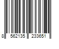 Barcode Image for UPC code 8562135233651