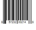 Barcode Image for UPC code 857232002148