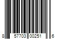 Barcode Image for UPC code 857703002516