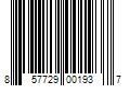 Barcode Image for UPC code 857729001937