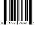 Barcode Image for UPC code 857791007004