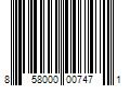 Barcode Image for UPC code 858000007471