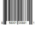 Barcode Image for UPC code 858001008811