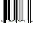 Barcode Image for UPC code 858003000714