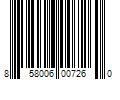 Barcode Image for UPC code 858006007260