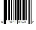 Barcode Image for UPC code 858010005702