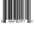 Barcode Image for UPC code 858847000710