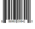 Barcode Image for UPC code 858993006420