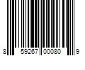 Barcode Image for UPC code 859267000809