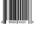 Barcode Image for UPC code 859383002206