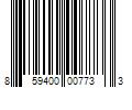 Barcode Image for UPC code 859400007733