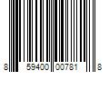 Barcode Image for UPC code 859400007818