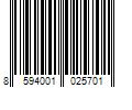 Barcode Image for UPC code 8594001025701