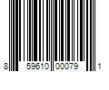 Barcode Image for UPC code 859610000791