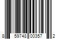 Barcode Image for UPC code 859748003572