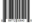 Barcode Image for UPC code 859772005405