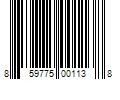 Barcode Image for UPC code 859775001138