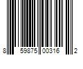 Barcode Image for UPC code 859875003162