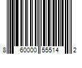 Barcode Image for UPC code 860000555142