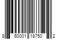 Barcode Image for UPC code 860001187502