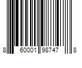 Barcode Image for UPC code 860001987478