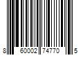 Barcode Image for UPC code 860002747705