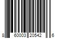 Barcode Image for UPC code 860003205426