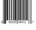 Barcode Image for UPC code 860003494127