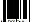 Barcode Image for UPC code 860007057007