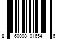 Barcode Image for UPC code 860008016546. Product Name: Topicals Faded Under Eye Brightening & Clearing Eye Masks 6 pairs / pack