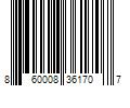 Barcode Image for UPC code 860008361707