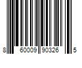 Barcode Image for UPC code 860009903265