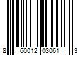 Barcode Image for UPC code 860012030613