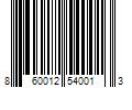 Barcode Image for UPC code 860012540013